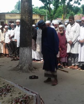 দৌলতপুরে বাহিরমাদী মাধ্যমিক বিদ্যালয়ের শিক্ষক ইদ্রিস আলির দাফন সম্পন্ন